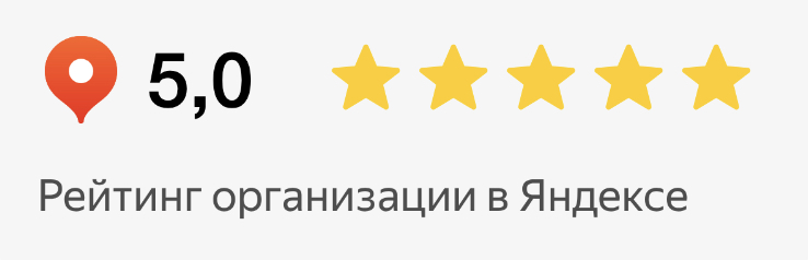 Рейтинг организации в Яндексе